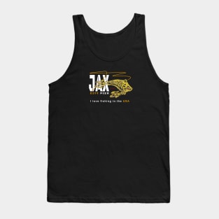 Jacksonville FL.,JAX City Pier,  Love Fishing USA Tank Top